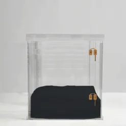 Acrylic Large Size Dog Crate Furniture