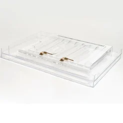 Acrylic Large Size Dog Crate Furniture