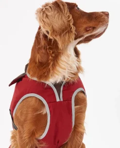 Barbour Monmouth Waterproof Dog Coat - Red