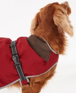 Barbour Monmouth Waterproof Dog Coat - Red