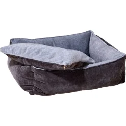 Bowsers B-Lounge cashmere fur dog bed