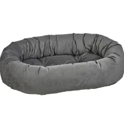 Bowsers Calming Donut Dog Bed Microvelvet Fabric Washable Cover