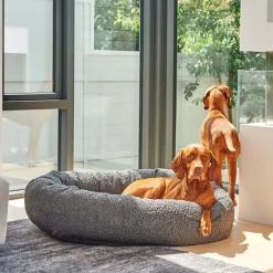 Bowsers Donut Bed In Luxury Faux Fur
