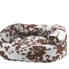 Bowsers Double Donut Sofa Dog Bed Cowhide