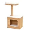 Catry Cedar Wooden Cat Tree