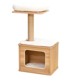 Catry Cedar Wooden Cat Tree