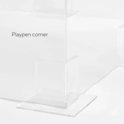 Clear Acrylic Puppy Playpen