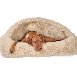Cozy Canopy Fluffernutter Plush Calming Pet Bed
