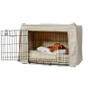 Double Door Dog Crate Cover Natura Performance Woven