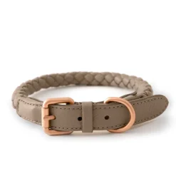 Ferdinando Italian Leather Dog Collar & Leash Set