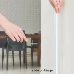 Hiddin acrylic dog gate as pet door & wall mounted