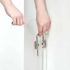 Hiddin acrylic dog gate as pet door & wall mounted