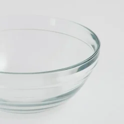 Hiddin Clear Glass Bowl Elevated Pet Feeder