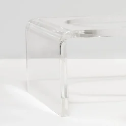 Hiddin Small Pet Feeder with Stainless Steel Bowls & Raised Acrylic Stand