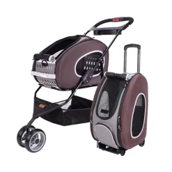 Ibiyaya Eva Convertible Pet Stroller For Cats & Dogs
