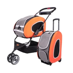 Ibiyaya Eva Convertible Pet Stroller For Cats & Dogs