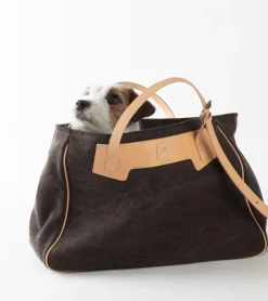 Margaret Organic Cotton Dog Carrier Purse