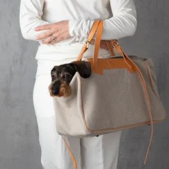 Margaret Organic Cotton Dog Carrier Purse