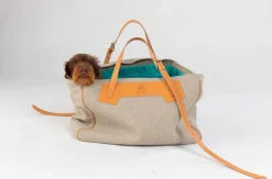 Margaret Organic Cotton Dog Carrier Purse