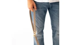 Mario Long Leather Dog Leash 6 Feet