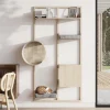Miacara Alto Designer Cat Tower in Oak Wood