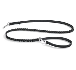 Miacara Bergamo braided Leather Long Dog Leash 6 Feet