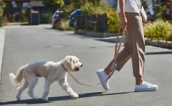 Miacara Bergamo braided Leather Long Dog Leash 6 Feet