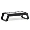Miacara Desco Dog Feeder in Black