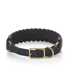 Miacara Leather Dog Collar & Leash Set