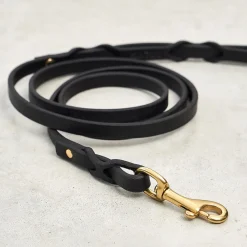 Miacara Leather Dog Collar & Leash Set