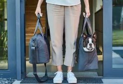 Miacara Vacanza Dog Travel Bag & Travel Bowl Set