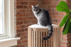 Modern Cat Tower Bed Mid-Century Style