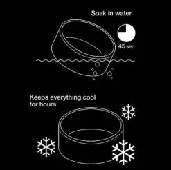 Paikka Ceramic Cool Water Bowl