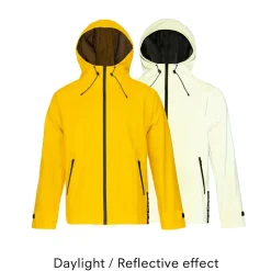 Paikka Reflective Unisex Waterproof Raincoat Short