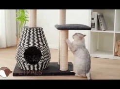 Petpals Aesthetic Sustainable Large Cat Tree Scratching Post