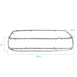 Protector Pad Quilted Orthopedic Jamison