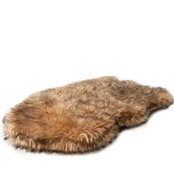 PupRug Faux Fur Orthopedic Dog Bed For Large To XL Dogs