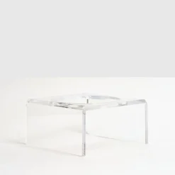 Stainless Steel Elevated Dog Bowl with Stand