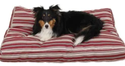 Striped Faux Gusset Outdoor And Patio Dog Bed Jamison