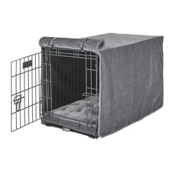 Stylish Dog Crate Cover & Luxury Mattress Set