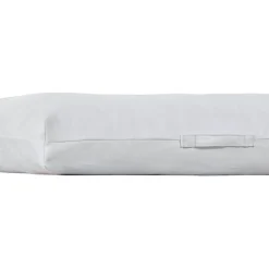 Washed white cotton linen dog cushion for large dogs