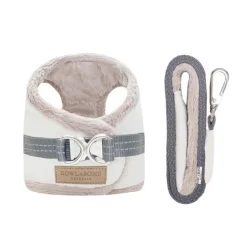 Yeti Small Dog Harness & Leash - Cream